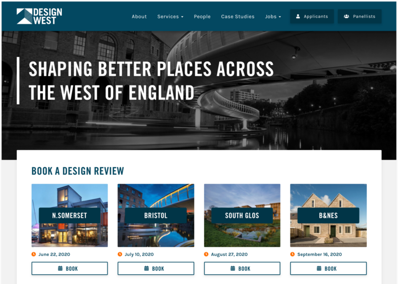 Design West home page