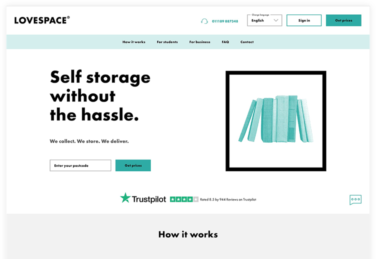LOVESPACE home page