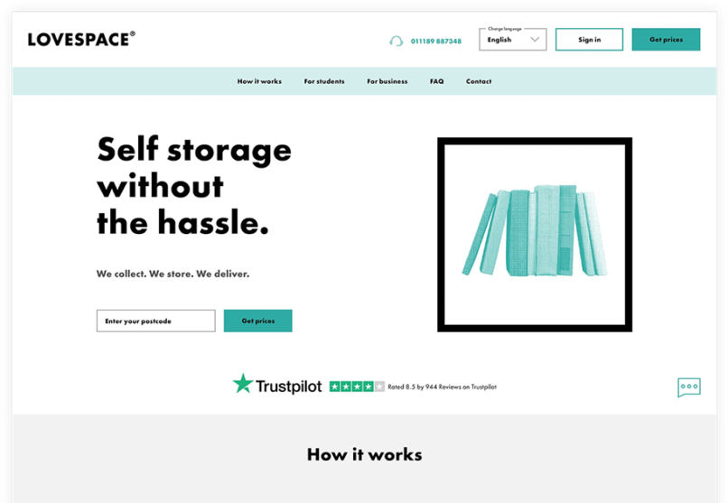 LOVESPACE home page