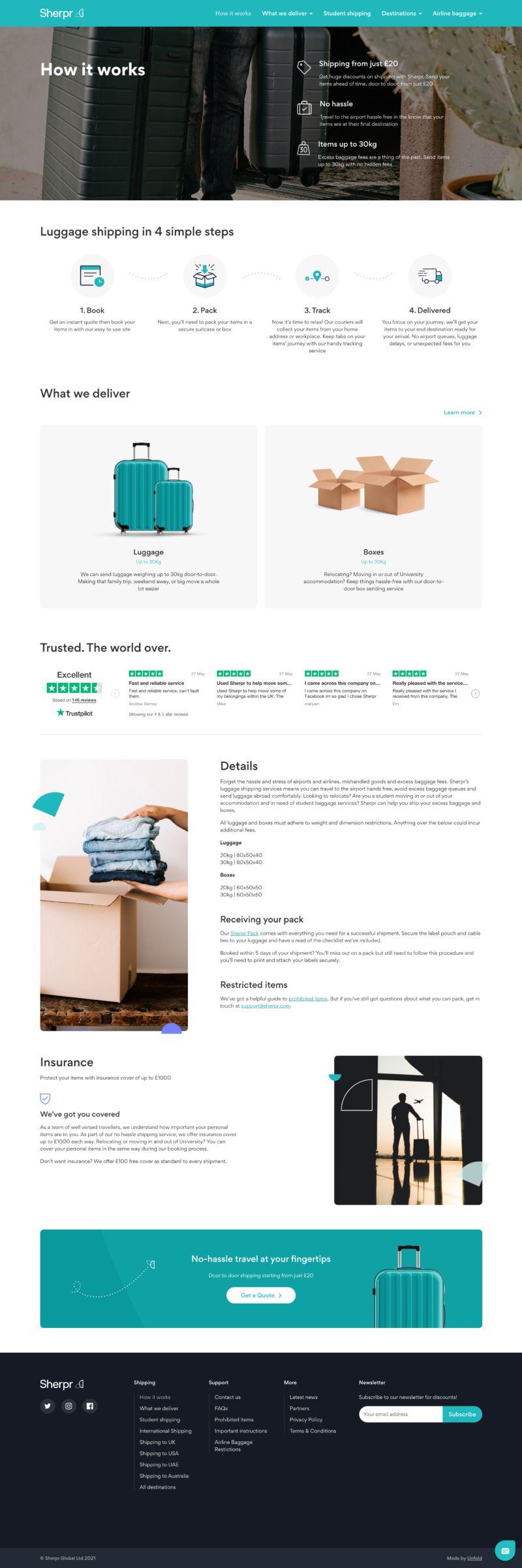 UI design of website, improving business operations
