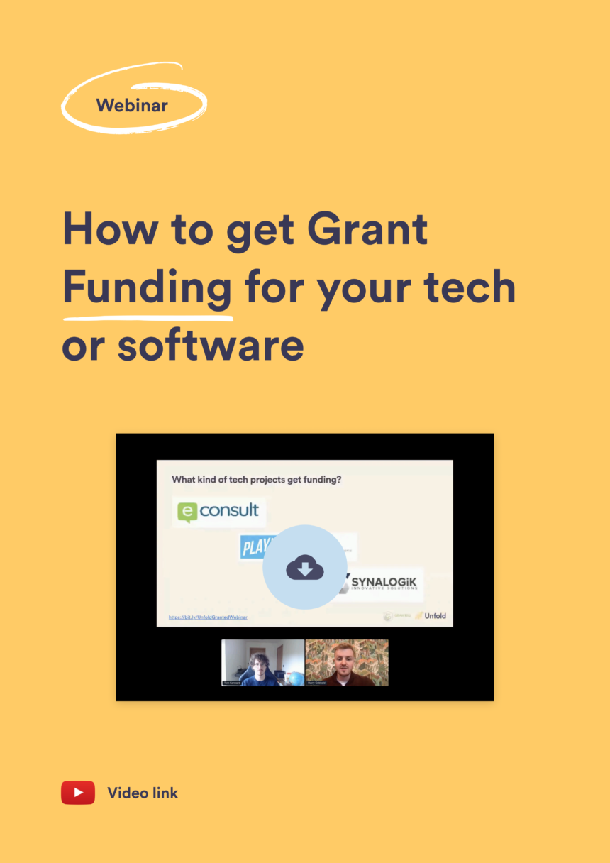 How to get Grant Funding for your tech or software