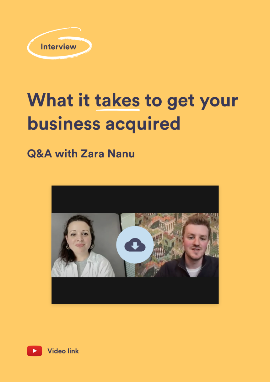 BTF - What it takes to get your business acquired cover image