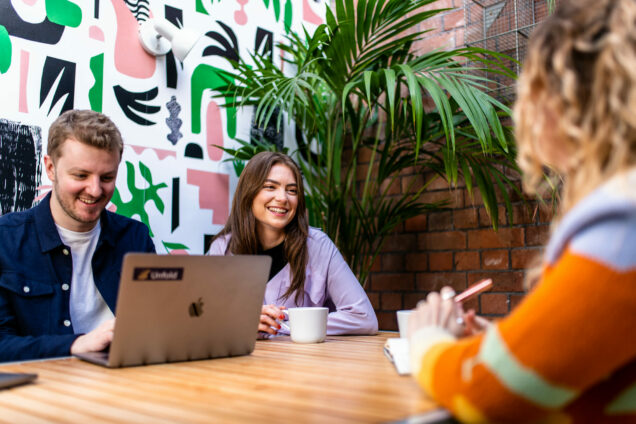 Team meeting at Unfold