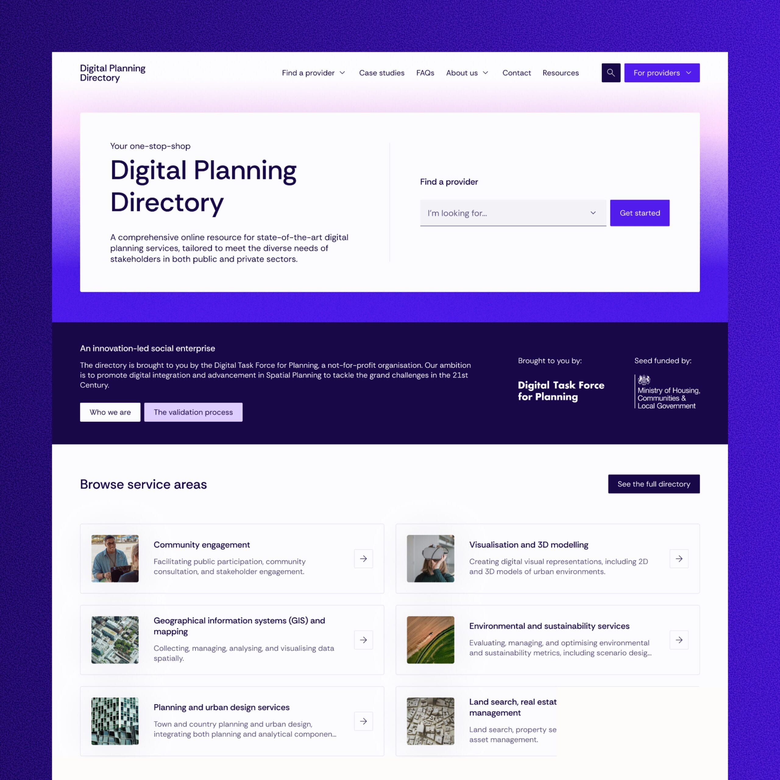 Streamlining spatial planning by creating the Digital Planning Directory